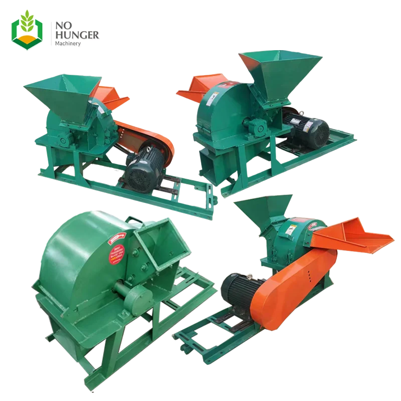 Commercial Grain Charcoal Wood Crusher Machine Hammer Mill Diesel Grinding Machine Pulverizer
