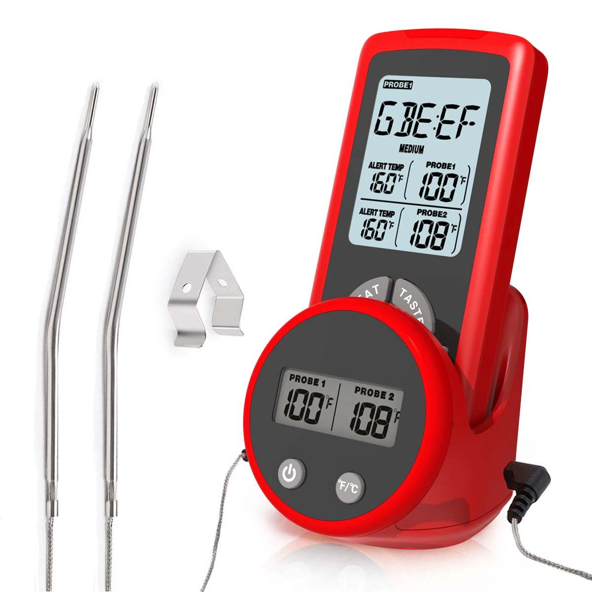 Hot selling wholesale real 100% wireless digital meat thermometer for BBQ Grill