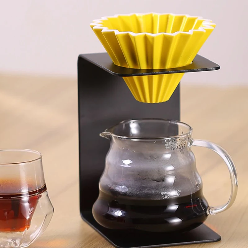 NEW Pour Over cup Metal Coffee Filter Display Stand Rack Coffee Dripper Stand