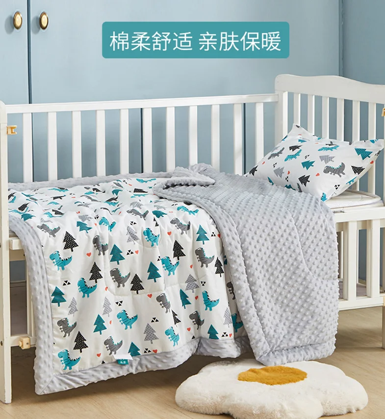 Детские зимние производители оптовая продажа стеганое одеяло из хлопка съемный пододеяльник