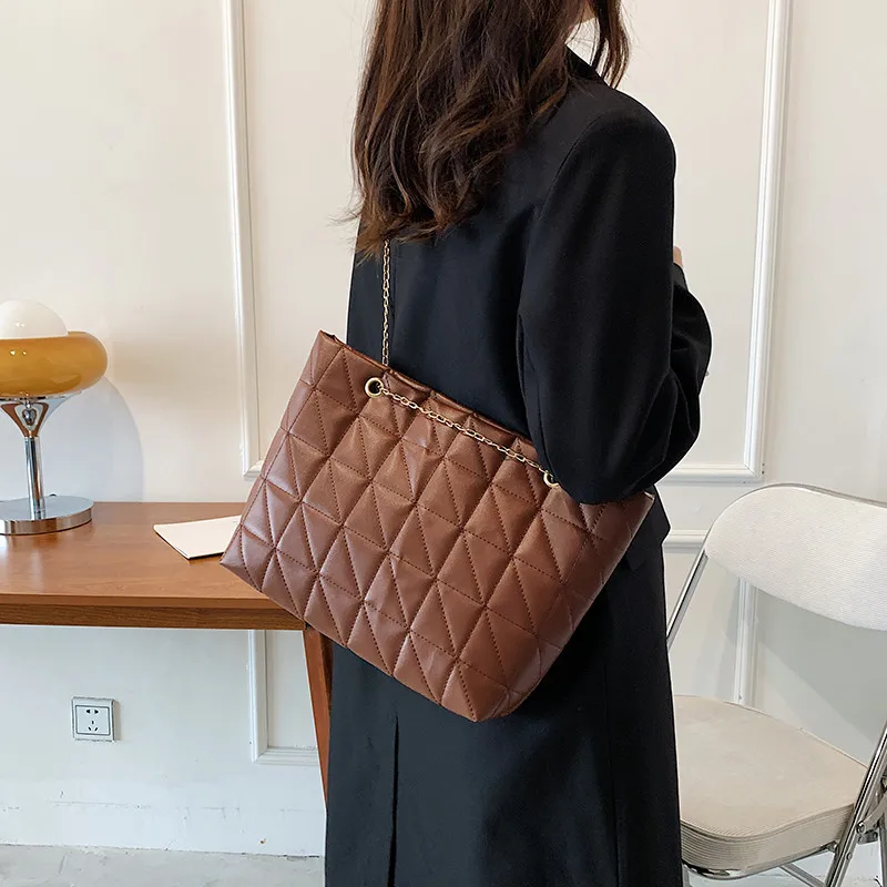 Diamond purses and handbags silver metallic tote bag Guangzhou Wholesale black genuine leather tote bags women handbags