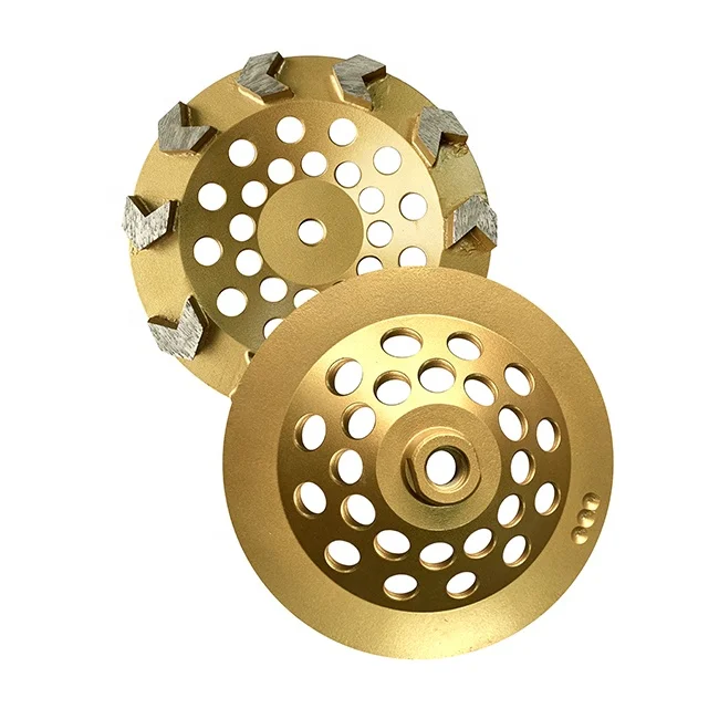 7 Inch Super Soft Bond Diamond Cup Wheel for Very Hard Concrete Grinding