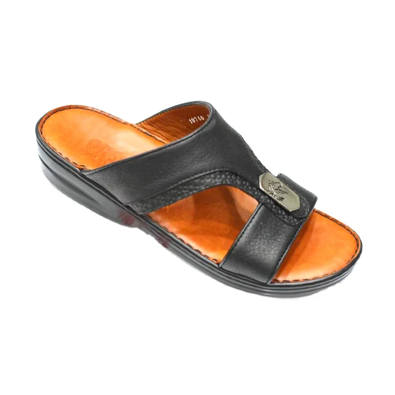 China Made Wholesale Casual men slipper shoes  PU PVC slides footwear custom slides