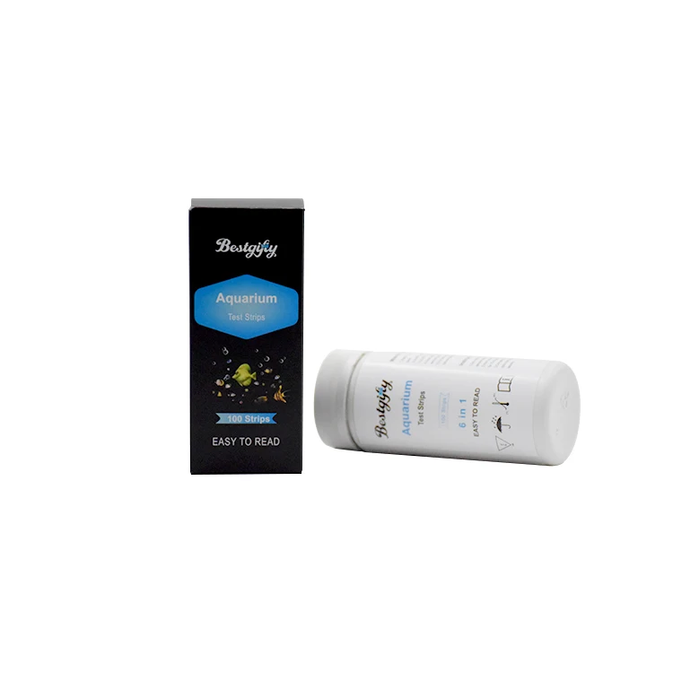 6 in 1Water Quality Aquarium Test Strips Kit for pH Nitrate
