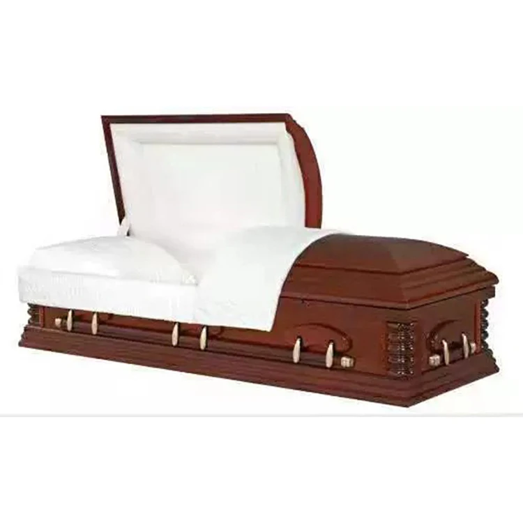 Cheap American Style Funeral Wooden Coffin Casket From Coffin Manufacturer