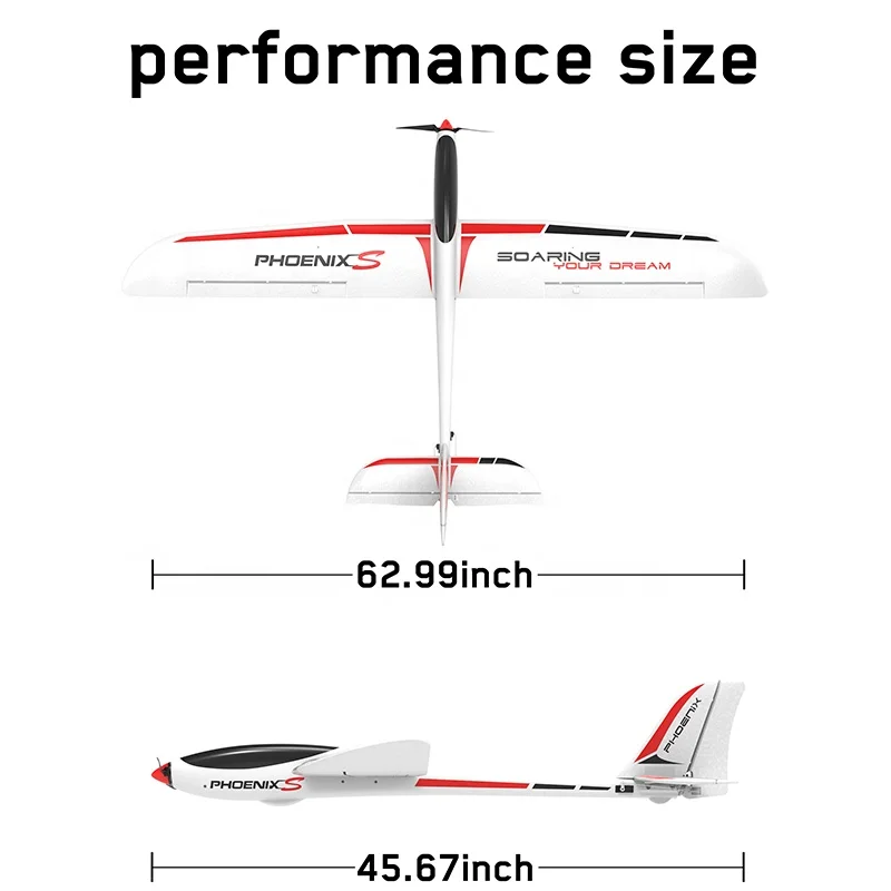 Volantex Phoenix S 742-7 EPO Plastic Fuselage 1600mm Wingspan PNP RC Aircraft with Brushless Motor DIY Fly Toy For Beginners