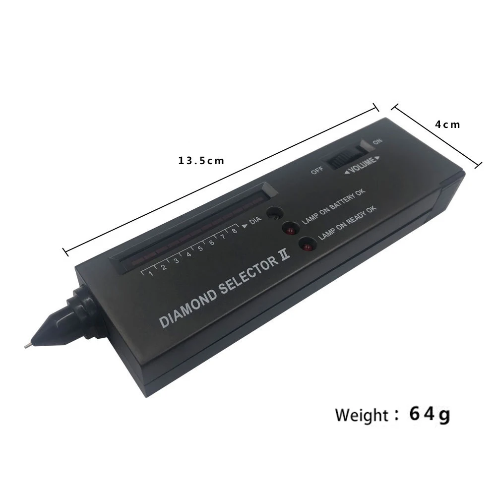 HDE High Accuracy Professional Jeweler Diamond Tester For Novice and Expert,Diamond Selector II