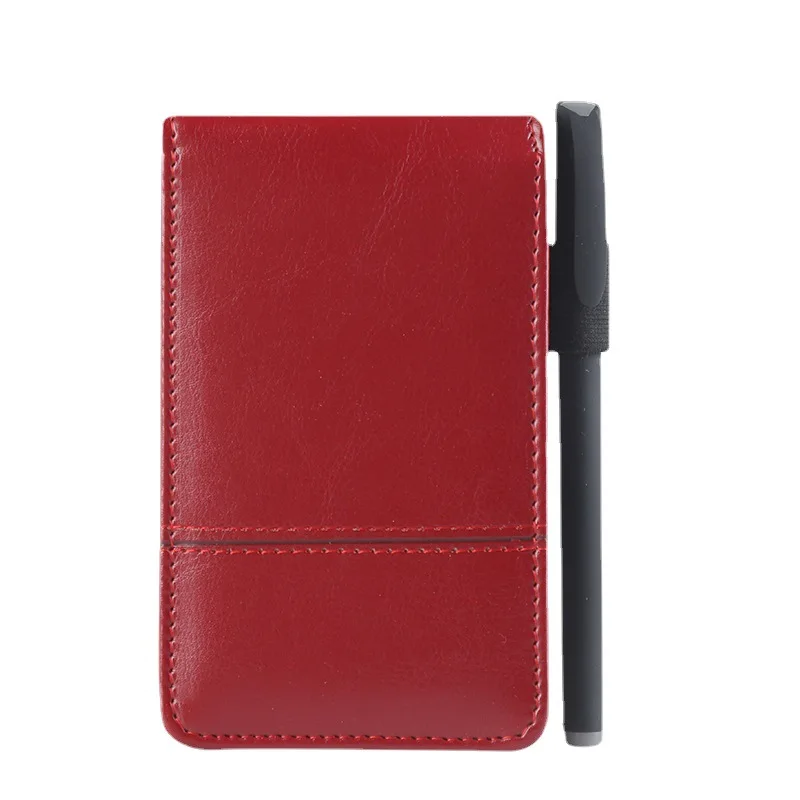 A7 PU Leather Journal Notebook with Calculator Working Small Notebook Notepad with Pen