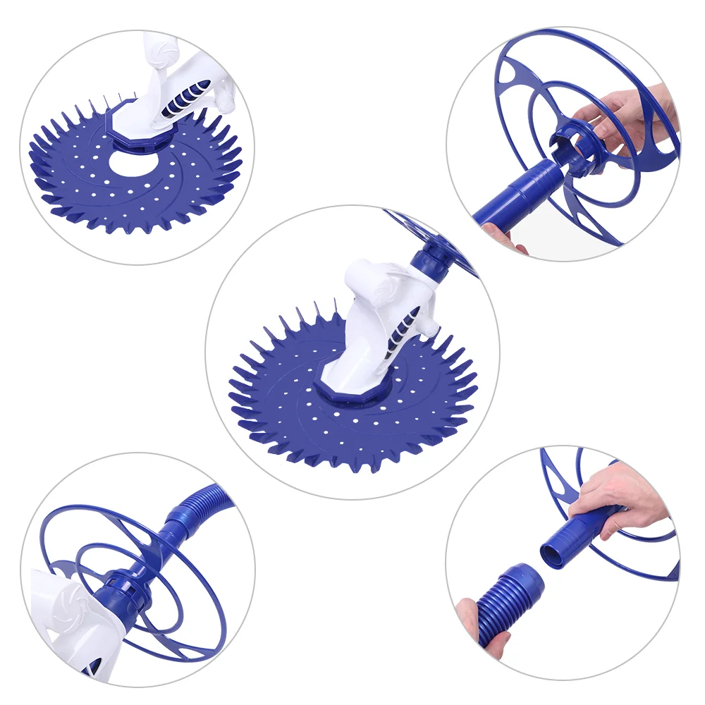 2023 New Suction Pool Vacuum Cleaner, Climb Wall Suction-Side Automatic Pool Sweeper dolphin