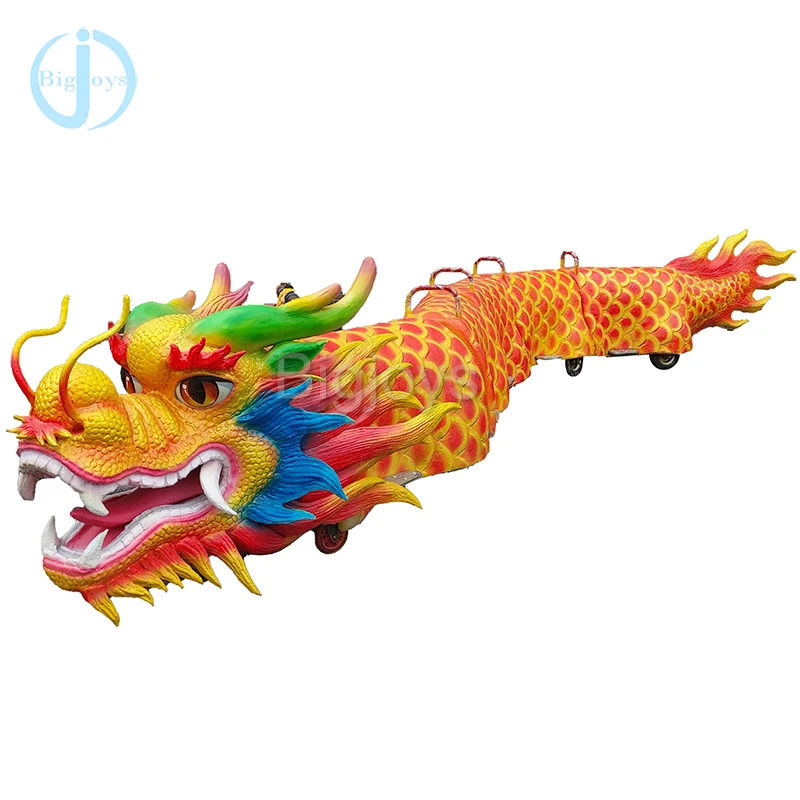 cheap dragon trackless train amusement train ride for sale