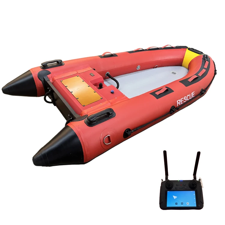 2.2m JWH remote control and manual control Self inflating boat use for water rescue Rapid rescue on water