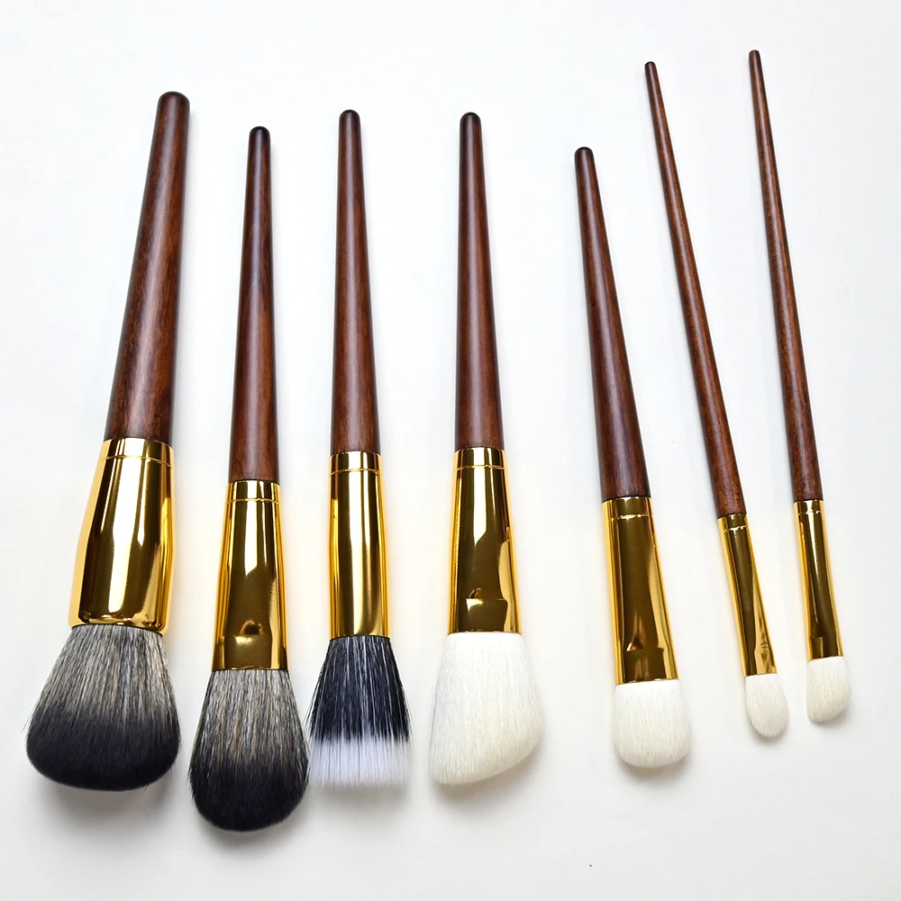 Brush Makeup Synthetic Private Label Professional Make up Brush Set Cosmetic Tools Soft Customized Hair Wood LOGO