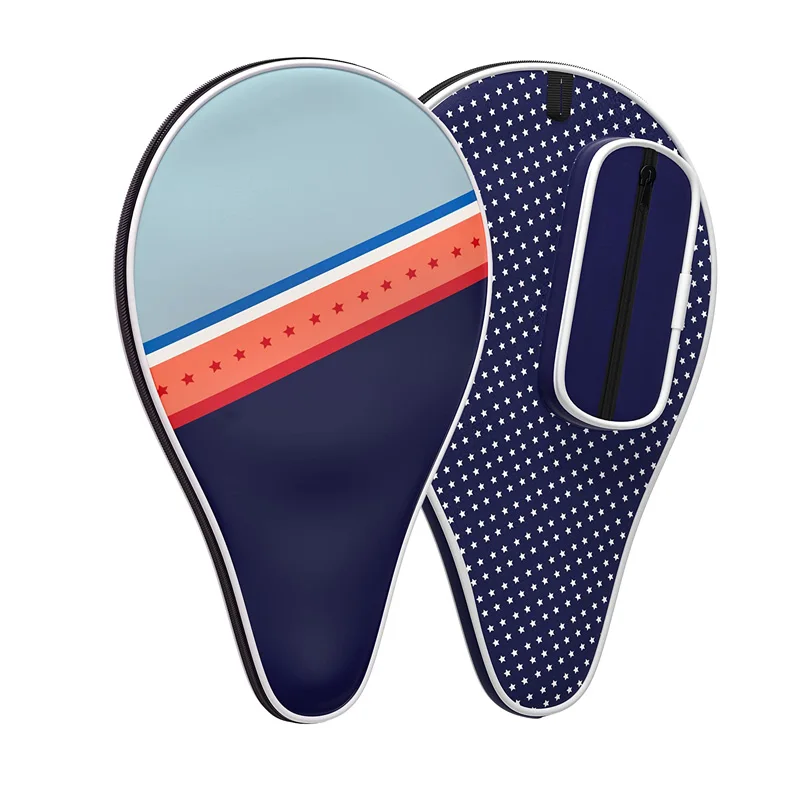 Waterproof Material Bag Paddle Case  Best Table Tennis Paddle Bag Cover for Blade with Bonus Ball Storage