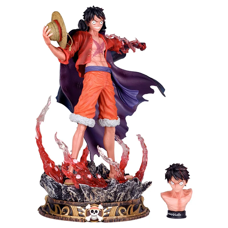 2024 New Child Toy One pieces Vinyl Collecting Movie Figure Luffy 36cm Double headed PVC Action Figure