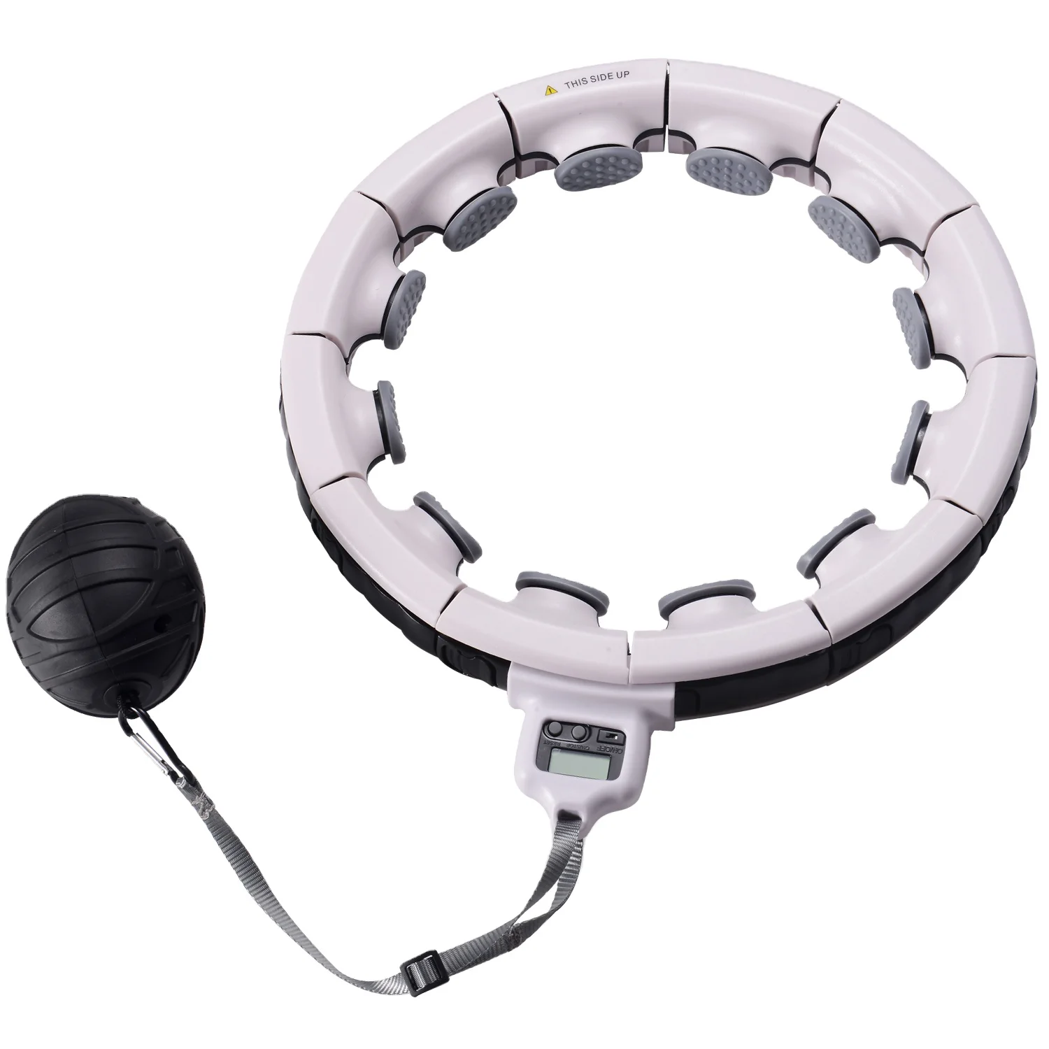 Hot Sale New Smart High Quality Detachable Adjustable Hoop Hula with Operation Manual Exercise Hoop for Adults