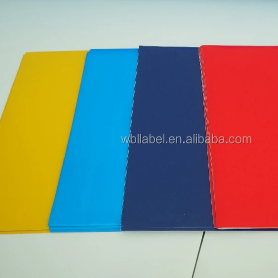 custom label Transparent PVC self adhesive waterproof safety film sticker