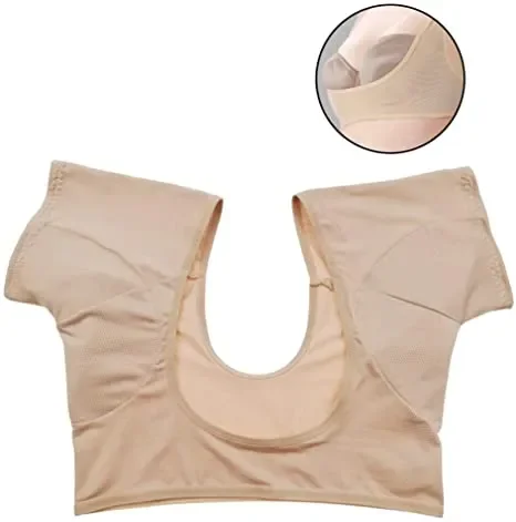 Girls Underarm Sweat Proof Undershirt Pads Women Underarm Sweat Proof Undershirts Pads Top T Shirt Anti Sweat Proof Shirt Top
