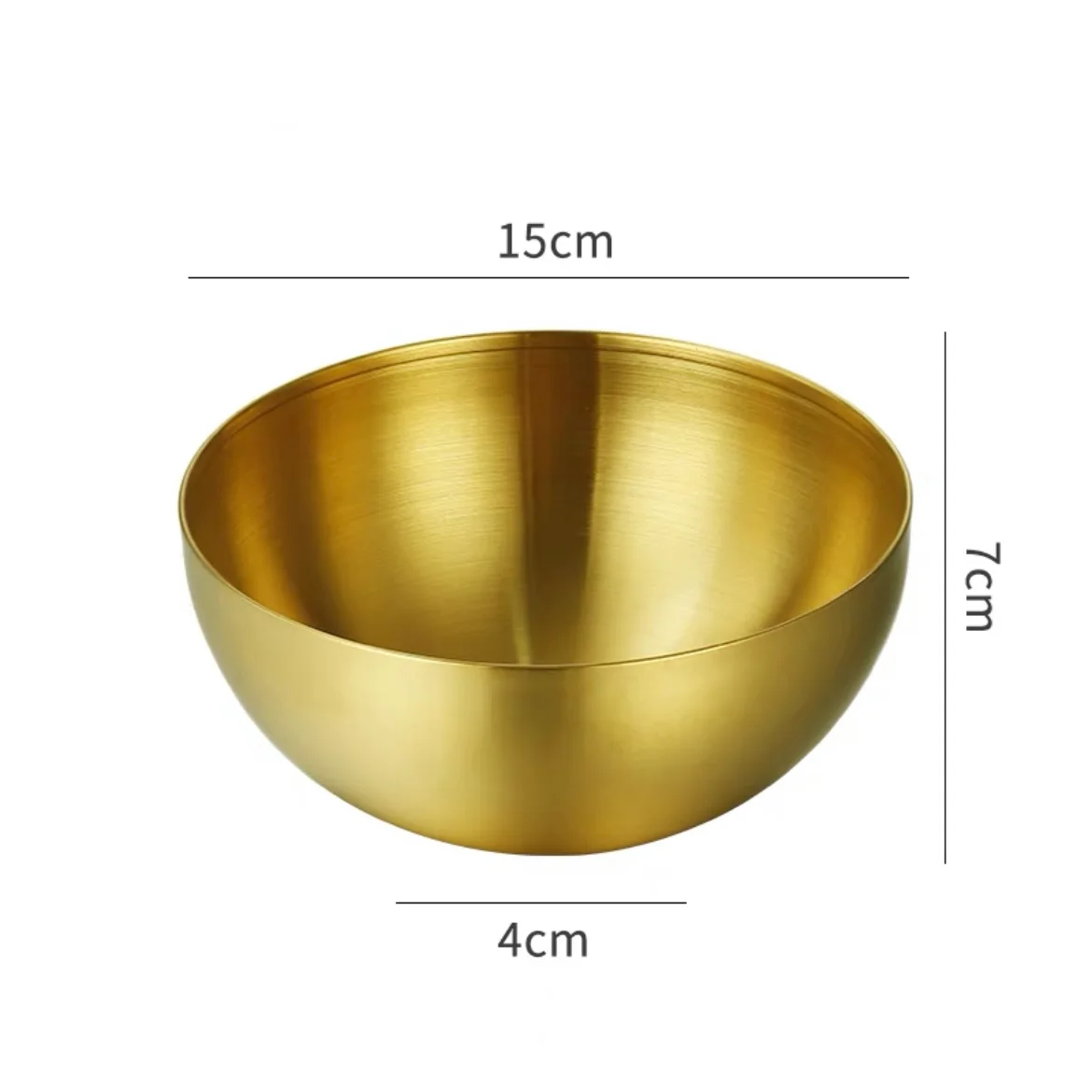 Kitchen Utensils Stainless Steel Mixing Bowl Salad Bowl Cold Noodles Soup Bowl With Measurement For Baking