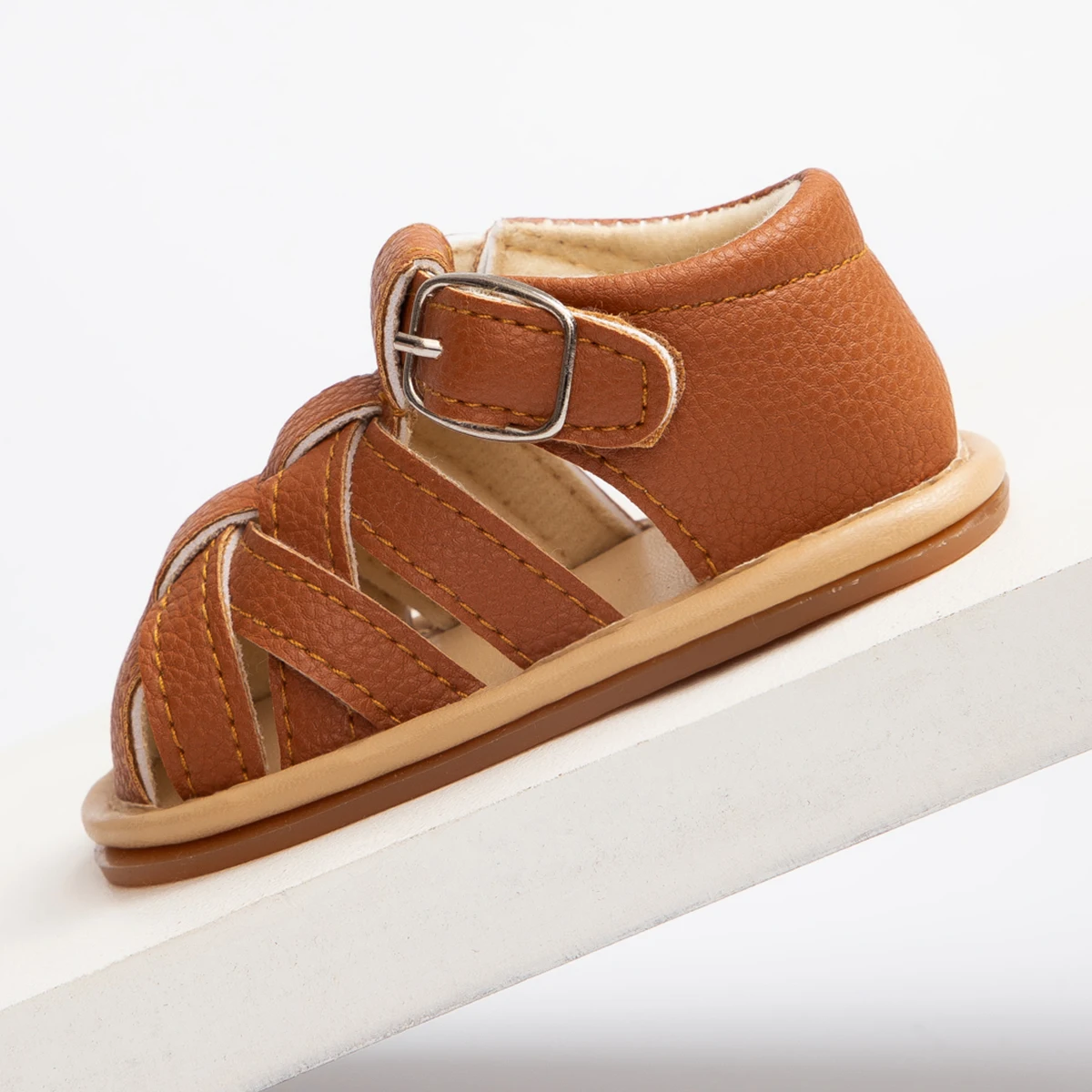 Low Moq Logo Customize High Quality Outdoor Baby Shoes Light Weight Rubber Soft Sole Anti-slip Baby Sandals & Slippers