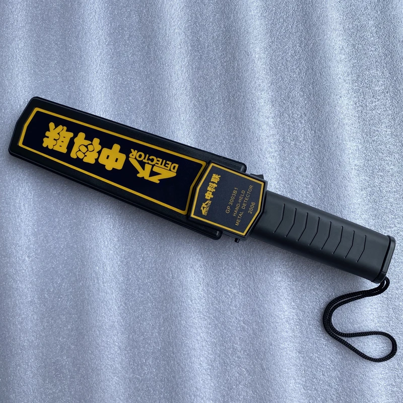
 Профессиональный металлический защитный портативный безопасность ручной детектор металла палочка сканер оповещения + световой индикатор  