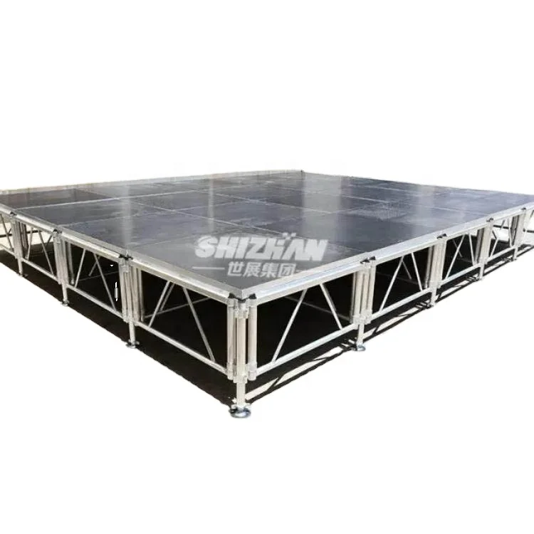 Роскошная подиумная настраиваемая сценическая платформа 4x8 с алюминиевой рамой