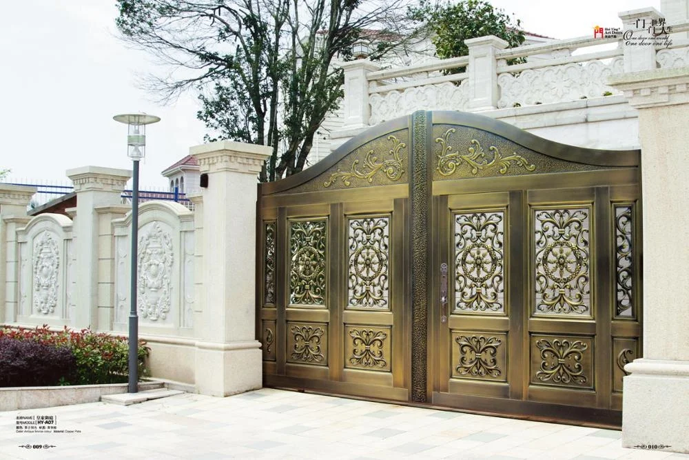 Luxury type copper fence gate /main gate colour