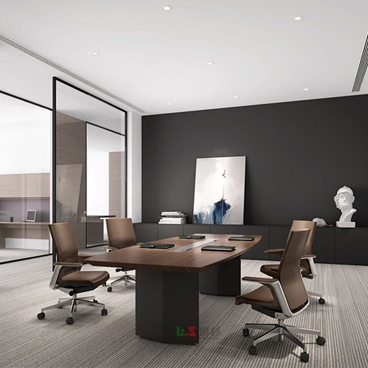 Luxury Furniture Large 18 Person Board Conference Wooden Office Meeting room table For Sale