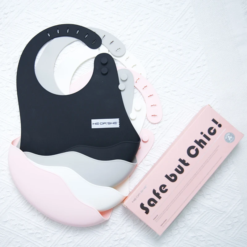 HEORSHE baby bibs silicone bibs china wholesale silicone baby bibs wholesale for infant