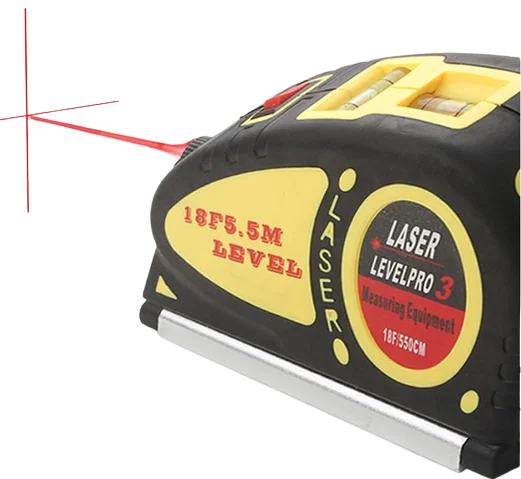 5.5m OEM tape measure with laser Level Instrument Level ruler