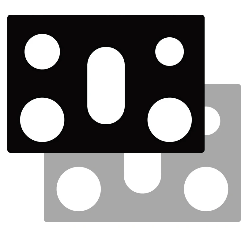 5-well 0.2mm Mat High temperature resistant non-stick cleaning mat PTFE gas stove protection mat