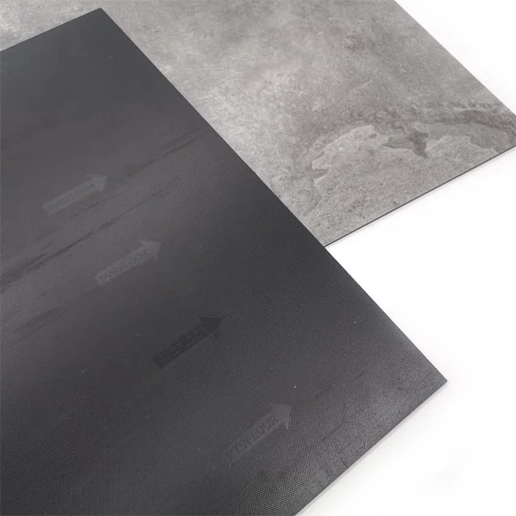 
Customized base back Semi-flexible vinyl tiles/Plastic flooring indoor usage 