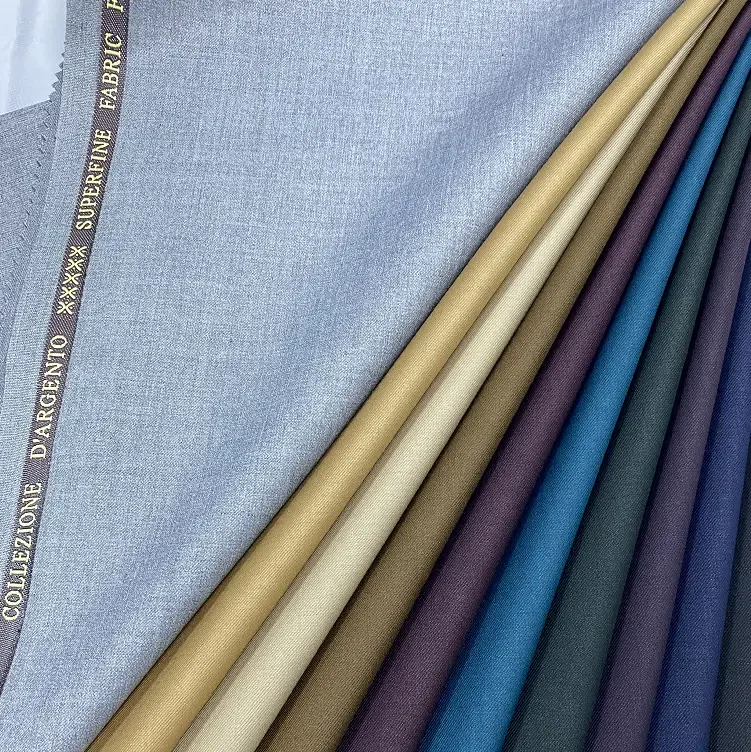 English selvage tr suit fabric for men suiting trousers