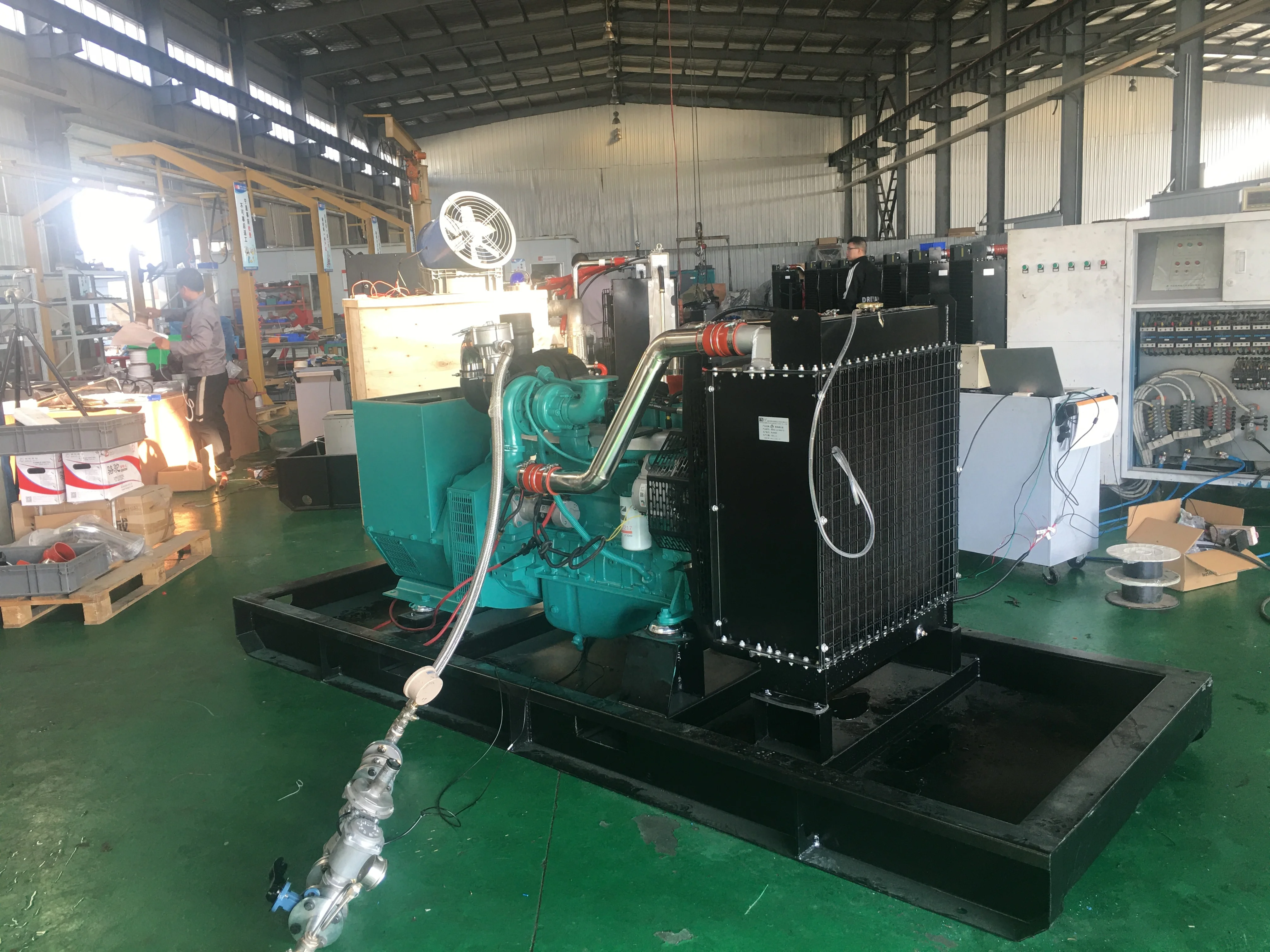 50kw 80kw Small Size Silent Micro Mini LNG LPG CNG Methane Gas Turbine Natural Gas Generator Price for Home Use