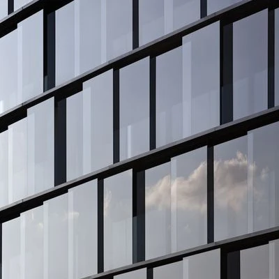 building project facade panels exterior insulated glass aluminum curtain wall