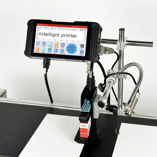 Factory Newest Online Printer Automatic Inkjet Printer Metal PVC Plastic Paper Carton Batch Coding Tij thermal Printing Machines