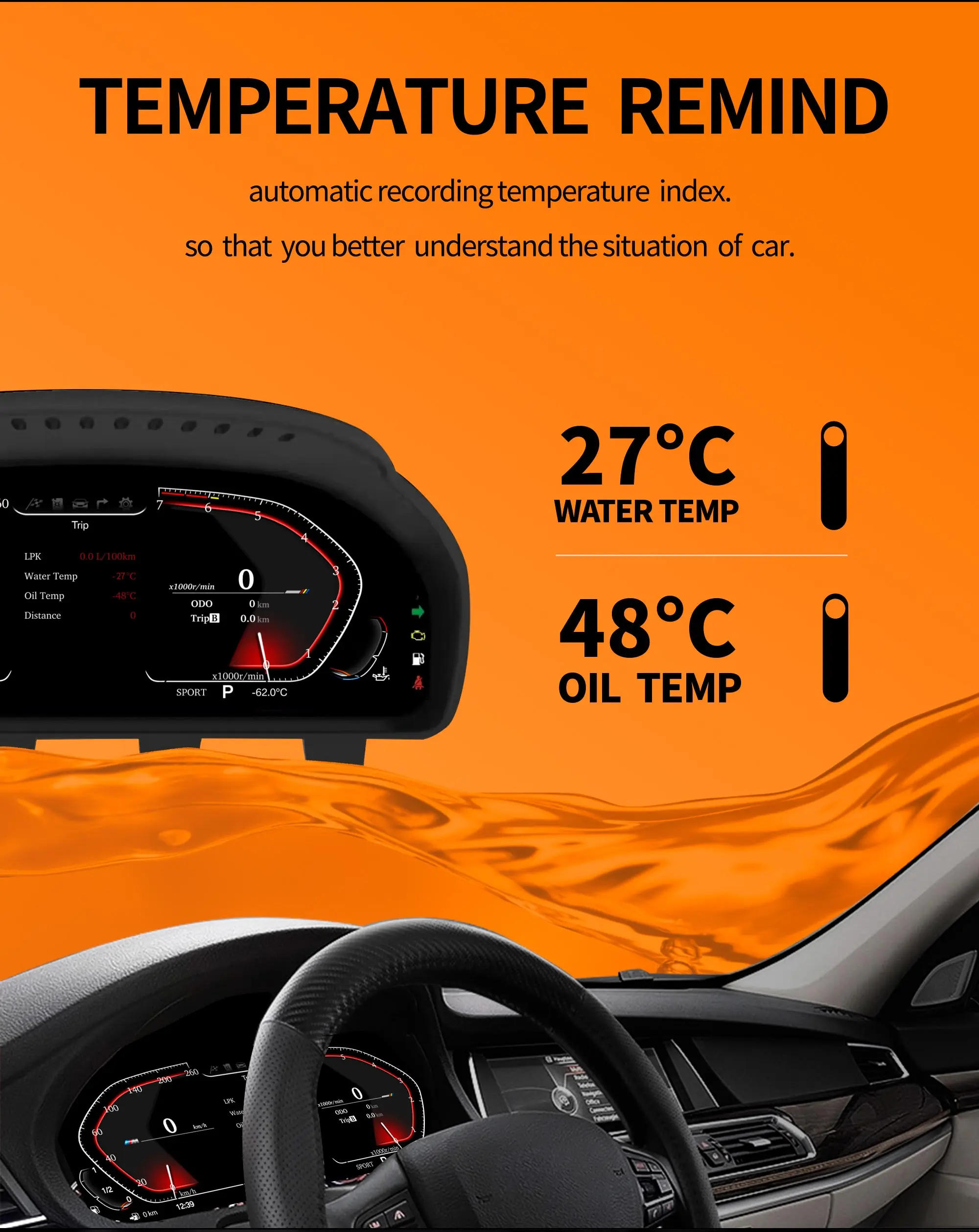 2022 Latest Original Car LCD Meter Dashboard Instrument for BMW 5 Series F10 F11 F12 F18 F07 F25 F26