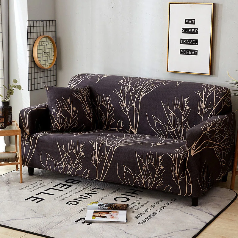 Modern  Quality Printed Sofa Protector Cover For Home Living Room Couch Slipcovers