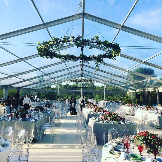 PVC Clear Roof Trade Show Marquee Outdoor Party Tents Fair Resort Party Glamping