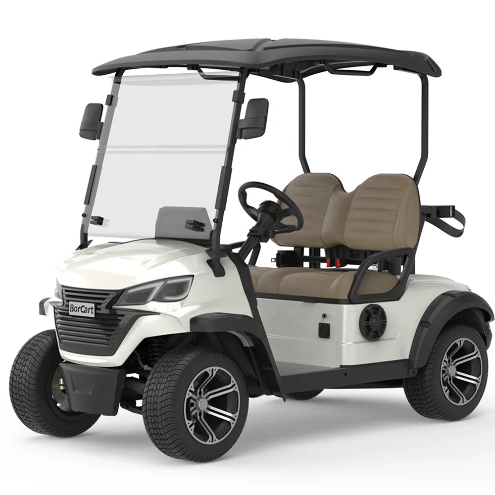 Competitive Price 2 Seat Electric Club Car Manufacturer Tourist Sightseeing Electric Golf Cart Full Size