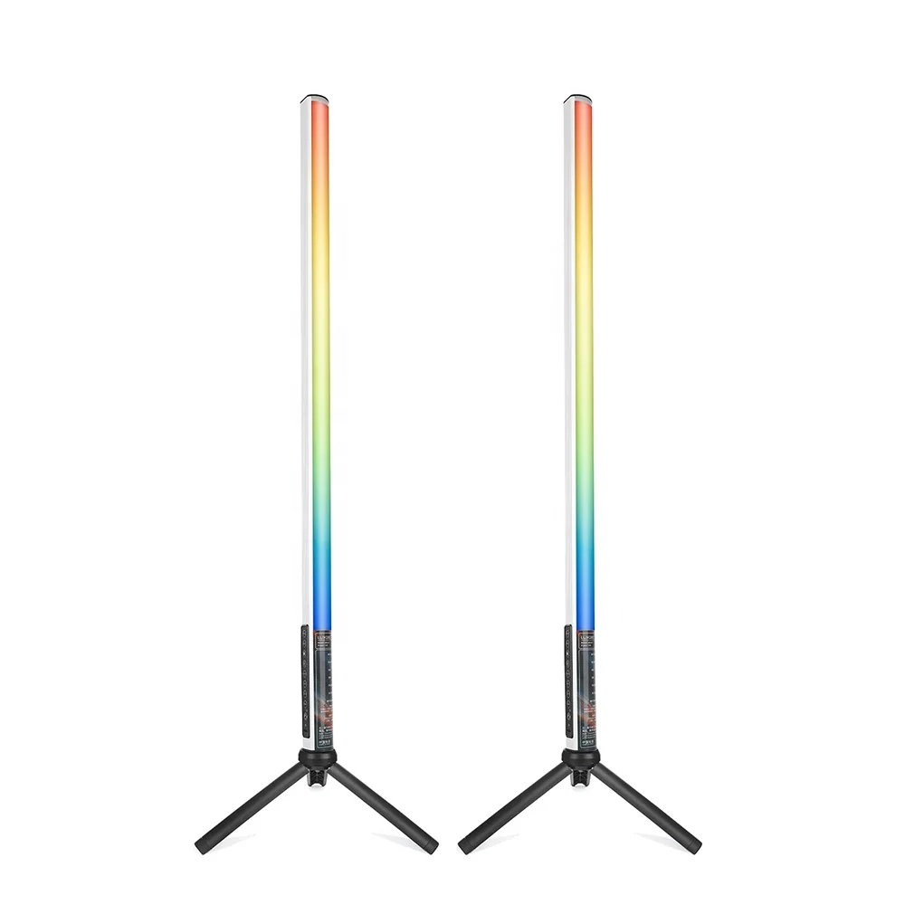 Hot Selling 2 Pack 2.8ft 85cm LED Stage Lighting Equipment Decoration RGB LED Tube Vertical Pixel Tube for Video Shooting