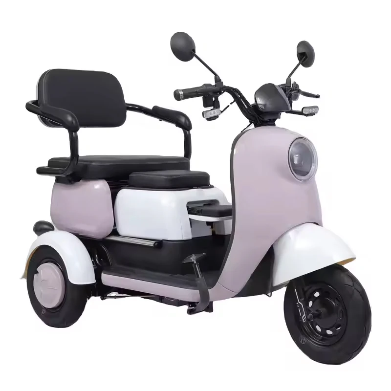 Export high-quality Alloy 3Wheel electric tricycles ebike scooter motor 600W battery 48V/60V 20AH for Families