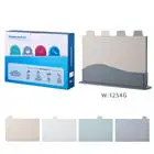 High Quality Set Of 4 Cutting Boards With Storage Stand Thicker Plastic Chopping Board Set Kitchen Accessories