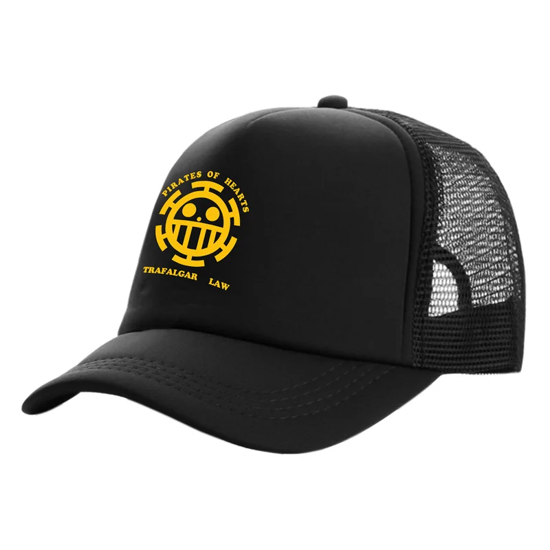 Fitspi wholesale Trucker Cap Men Japan Anime Hat Baseball Cool Summer Unisex Mesh Net Caps