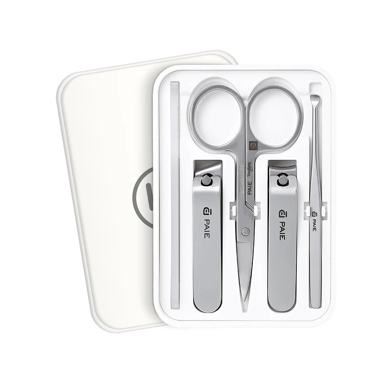 5pcs Professional Multifunctional Stainless Steel Nail Clipper Manicure Pedicure set