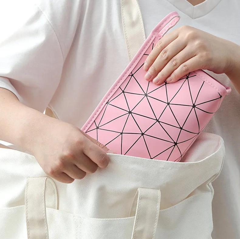 PU Makeup Bag Toiletry Bag Waterproof Portable Three-dimensional Storage Cosmetics Organizer Bag Travel Pocket Candy Zipper