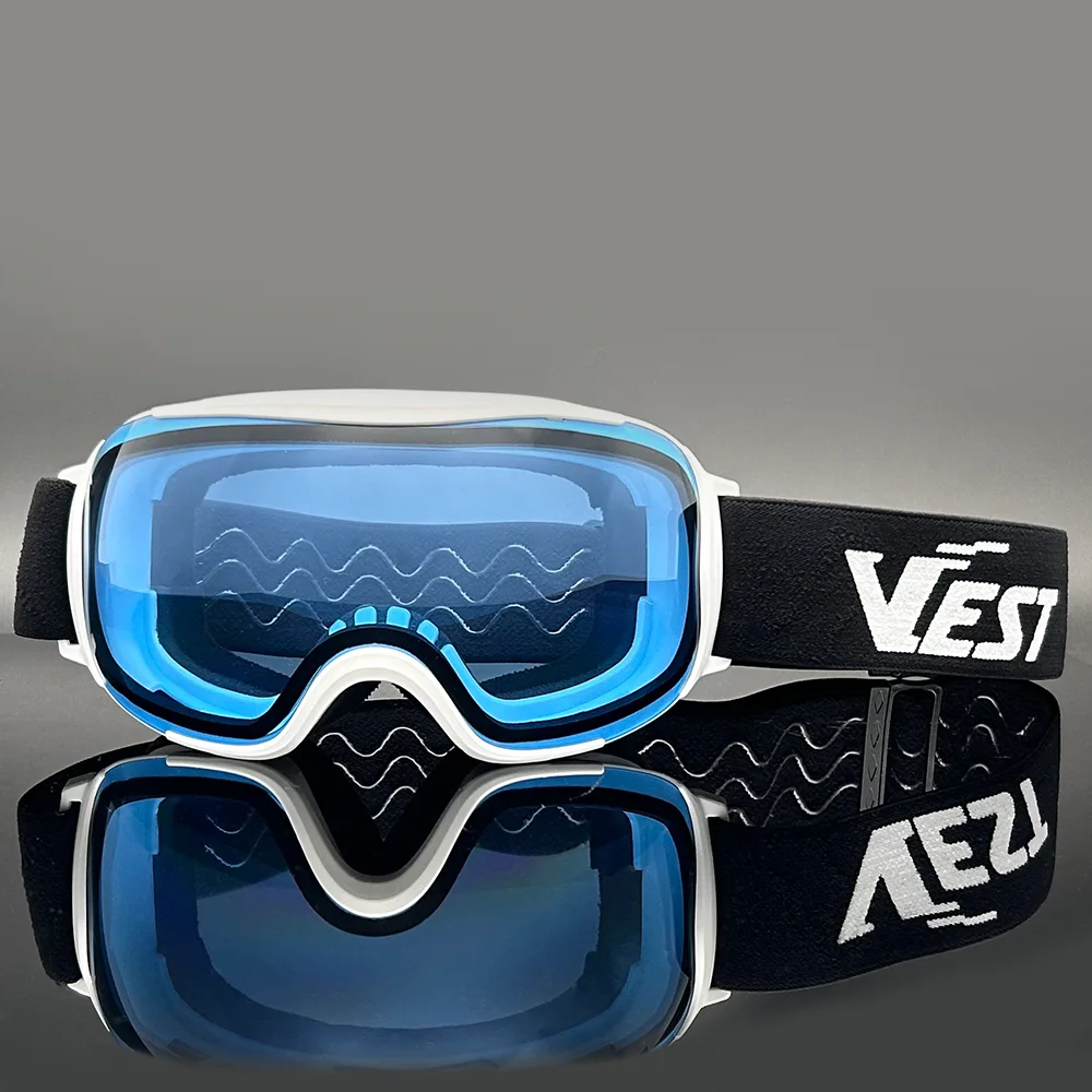 Wholesale Ski Goggles Custom Logo Anti Fog Lens 100% UV Protection Over Glasses Snowboarding Snow Goggles Men Women Youth