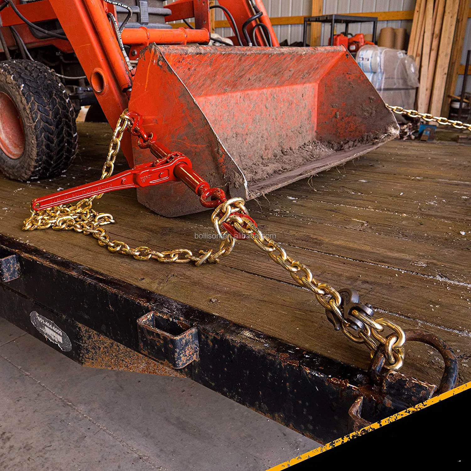 Factory Supply Heavy Duty Forged Steel Ratchet Type Load Binder for Transport Chains