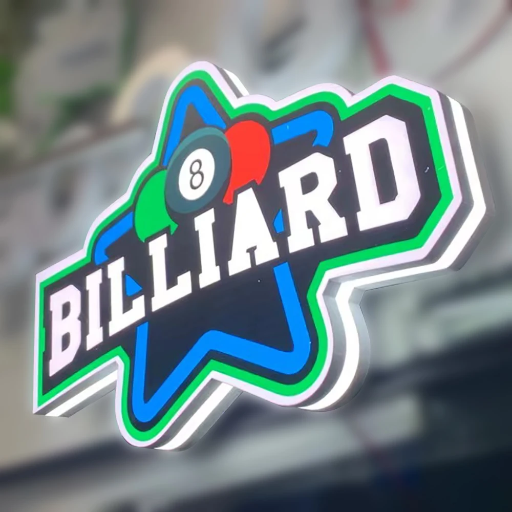 Custom Acrylic Sign Led Signage Luminous Advertising Light Box Board Wall Lightbox Office Store Outdoor 3D Letter Logo Signboard