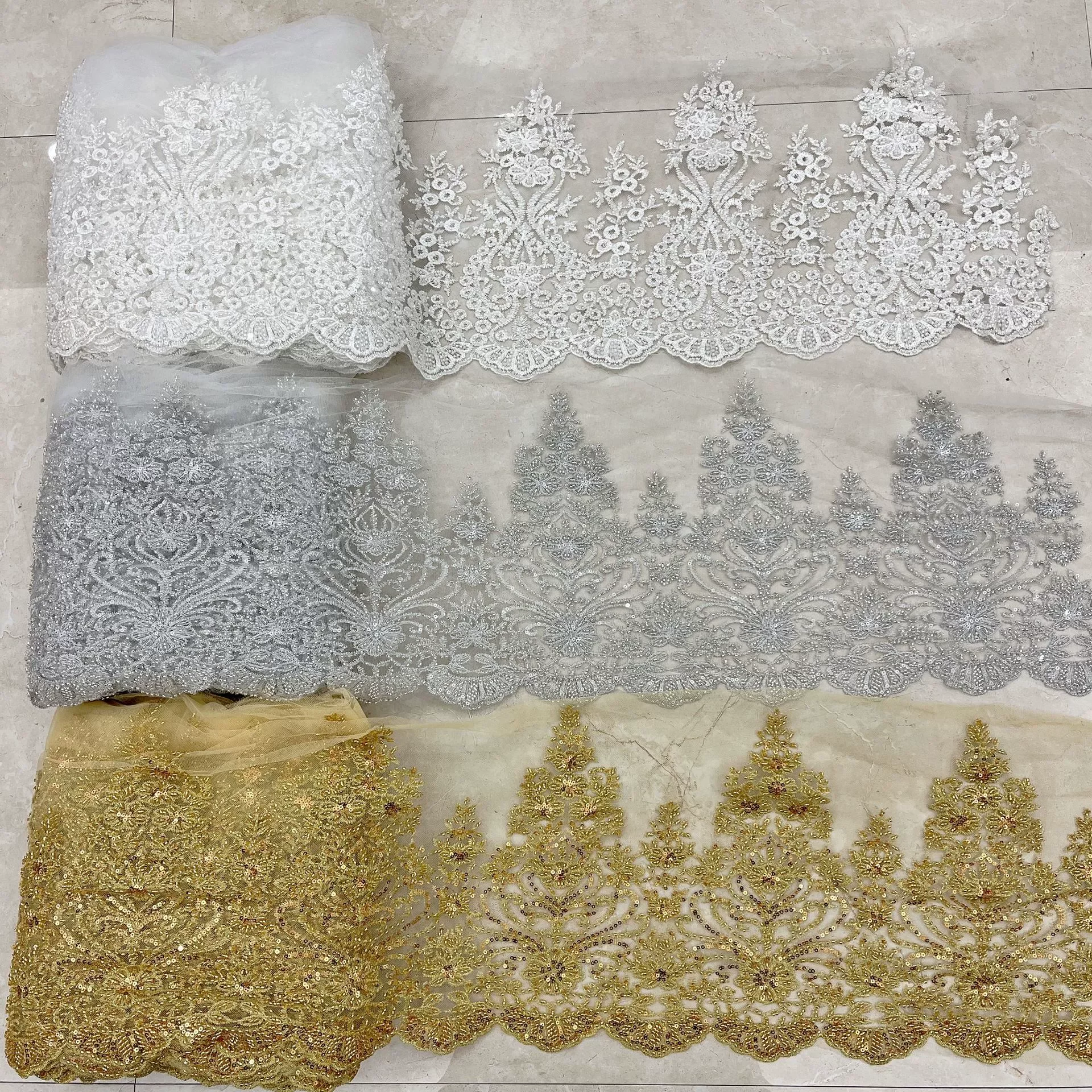 New Border Lace Trim Wedding Dress Veil DIY Accessories Clothing Trim