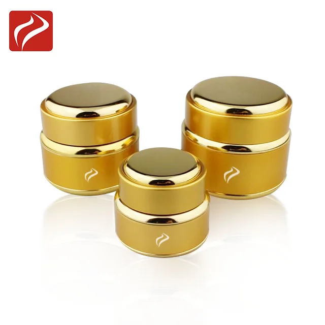 7ml 15ml 30ml 50ml mini empty beauty cream gold aluminum jar cosmetic aluminum container